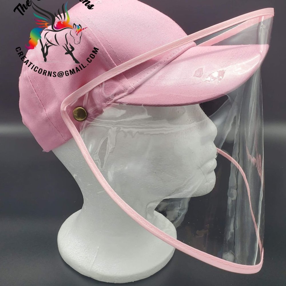 Pink Shield Hat for Kids